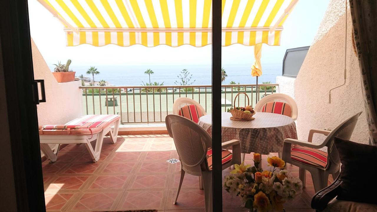 Apartment Mit Sonnenterrasse Und Panorama - Meerblick, 5 Min. Von Hafen + Strand Acantilado de los Gigantes Buitenkant foto