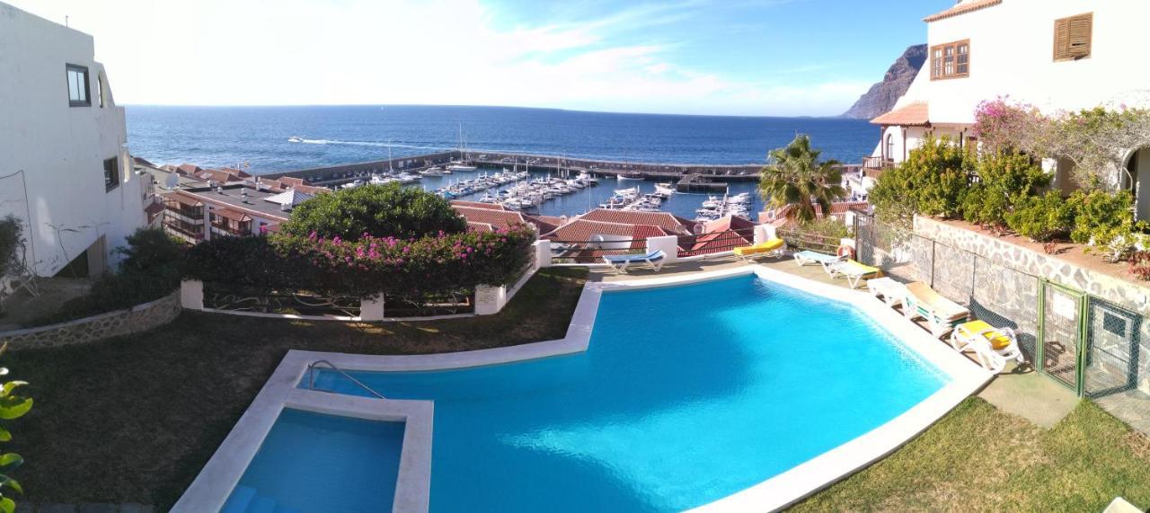 Apartment Mit Sonnenterrasse Und Panorama - Meerblick, 5 Min. Von Hafen + Strand Acantilado de los Gigantes Buitenkant foto