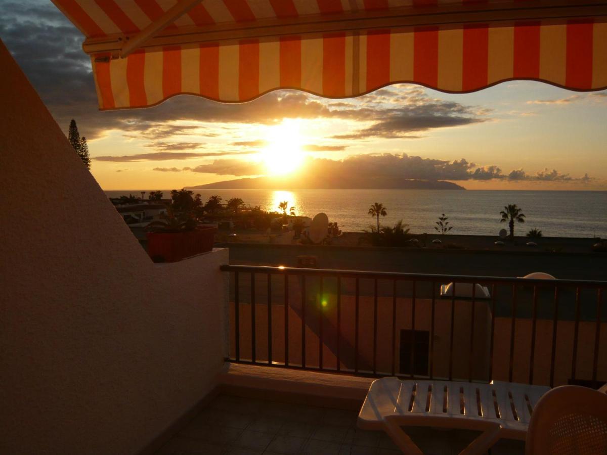 Apartment Mit Sonnenterrasse Und Panorama - Meerblick, 5 Min. Von Hafen + Strand Acantilado de los Gigantes Buitenkant foto